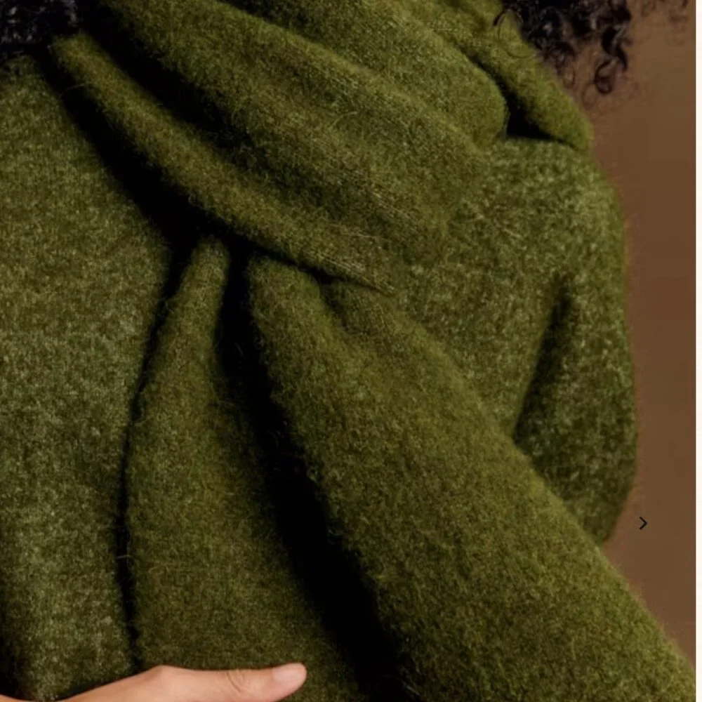 Sezane Marianne Scarf Perfect Green - Size TU - Picture 2 of 8